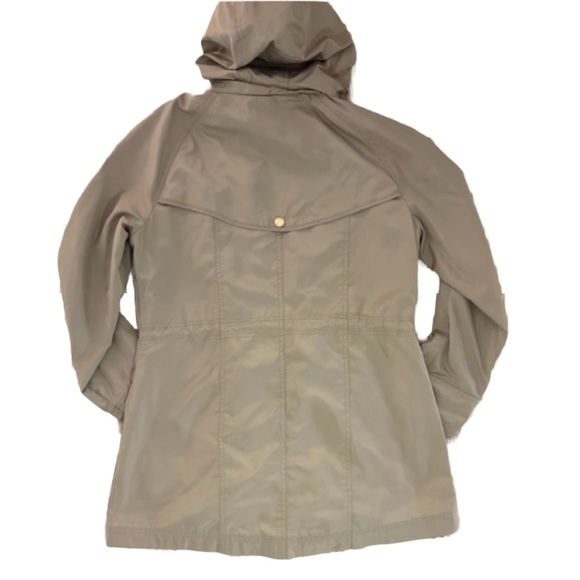 MICHAEL KORS Windbreaker Trench Coat Short Size Medium Champagne Color - Picture 2 of 8